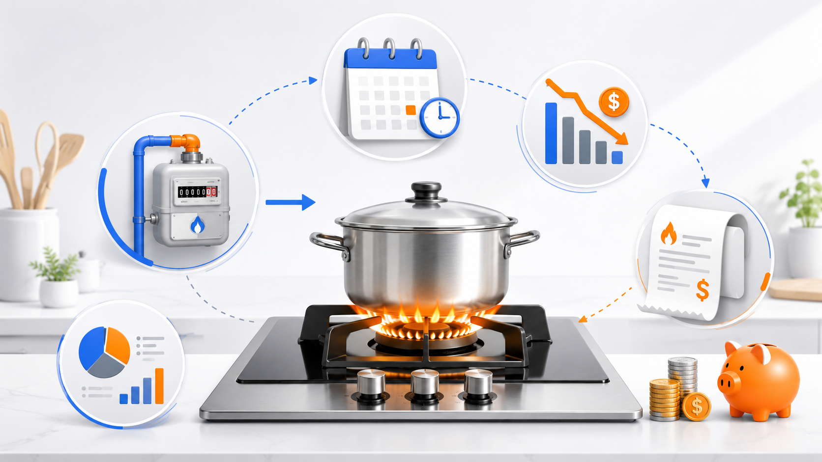 Consumo annuo di gas per cucinare: quanto si spende in un anno?