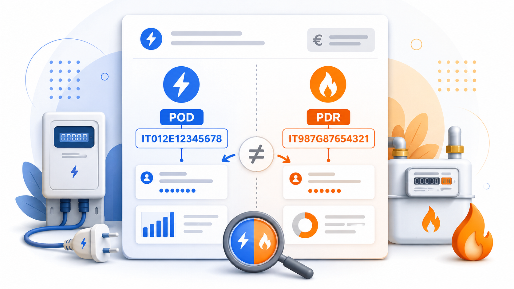 POD e PDR: cosa sono, dove si trovano e perché non bisogna confonderli
